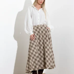 wrinkled modal shirt