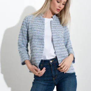 mat effect jersey jacket